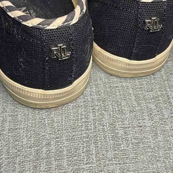 Ralph Lauren navy and white tennis/sneakers, slide ins - Picture 4 of 5